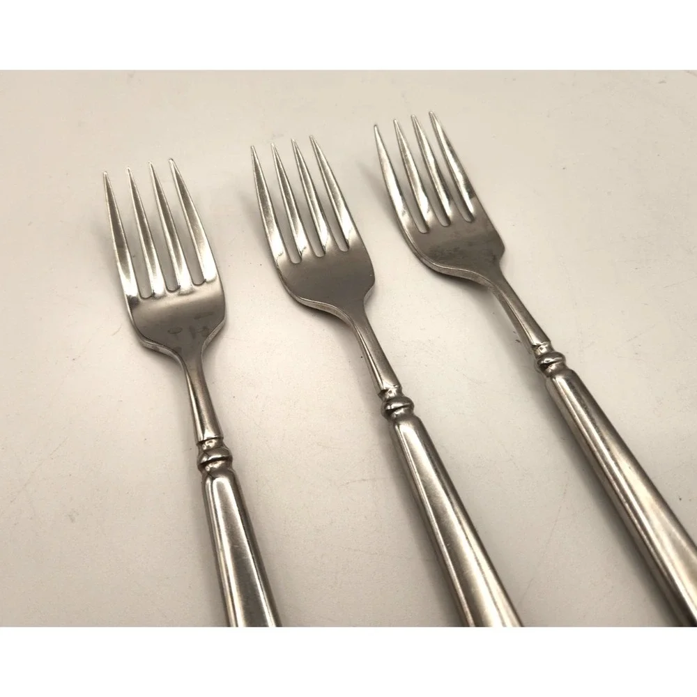 Oneida Easton Stainless Salad forks -  Set of 3